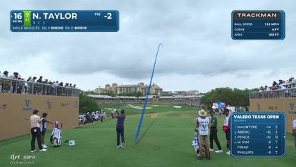 Nick Taylor | Round 3 | 16th hole | Shot 1 | 2026 Valero