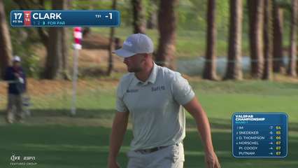 Wyndham Clark | Round 1 | 17th hole | Shot 3 | 2026 Valspar