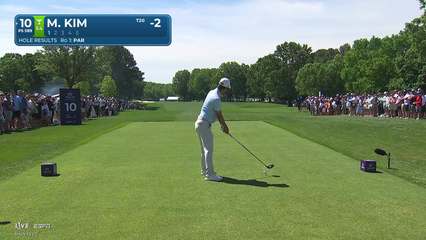 Michael Kim | Round 2 | 10th hole | Shot 1 | 2026 Truist Championship