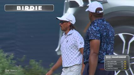 Rickie Fowler | Round 2 | 18th hole | Shot 3 | 2025 BMW Championship
