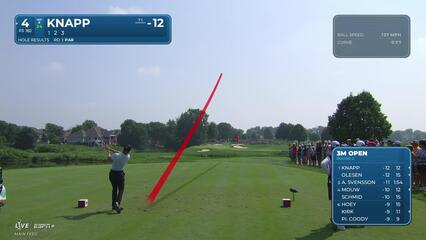 Jake Knapp | Round 2 | 4th hole | Shot 1 | 2025 3M Open