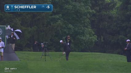Scottie Scheffler | Round 2 | 8th hole | Shot 1 | 2025 the Memorial
