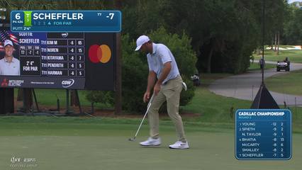 Scottie Scheffler | Round 3 | 6th hole | Shot 4 | 2026 Cadillac