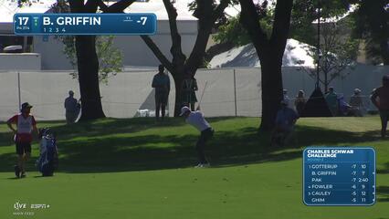 Ben Griffin | Round 2 | 17th hole | Shot 2 | 2025 Charles Schwab