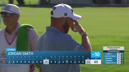 Jordan L Smith | Round 2 | 18th hole | Shot 4 | 2026 Charles Schwab