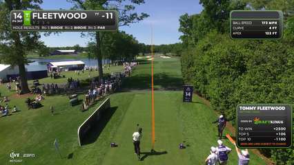 Tommy Fleetwood | Round 4 | 14th hole | Shot 1 | 2026 Truist Championship