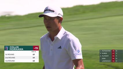 Collin Morikawa | Round 3 | 18th hole | Shot 4 | 2025 Rocket Classic