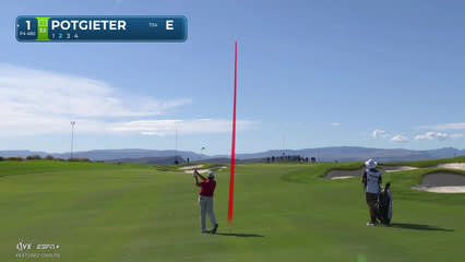 Aldrich Potgieter | Round 1 | 1st hole | Shot 2 | 2025 Bank of Utah