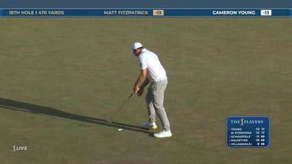 Matt Fitzpatrick | Round 4 | 18th hole | Shot 5 | 2026 THE PLAYERS