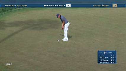 Ludvig Aberg | Round 3 | 6th hole | Shot 4 | 2026 THE PLAYERS