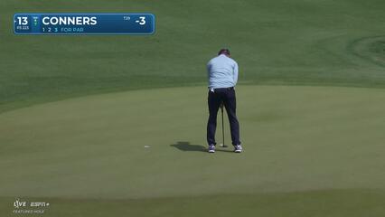 Corey Conners | Round 3 | 13th hole | Shot 3 | 2025 Valero