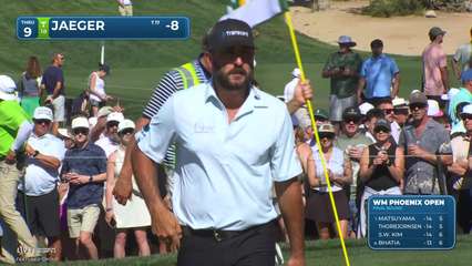 Stephan Jaeger | Round 4 | 9th hole | Shot 4 | 2026 WM Phoenix Open