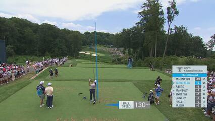 Scottie Scheffler | Round 3 | 3rd hole | Shot 1 | 2025 BMW Championship