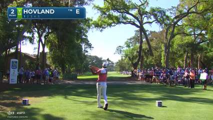 Viktor Hovland | Round 1 | 2nd hole | Shot 1 | 2026 RBC Heritage