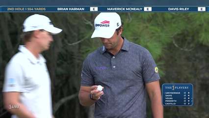Davis Riley | Round 1 | 2nd hole | Shot 5 | 2026 THE PLAYERS