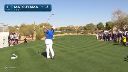 Hideki Matsuyama | Round 1 | 1st hole | Shot 1 | 2025 WM Phoenix Open
