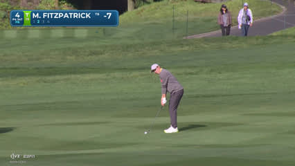 Matt Fitzpatrick | Round 2 | 4th hole | Shot 2 | 2026 AT&T Pebble Beach