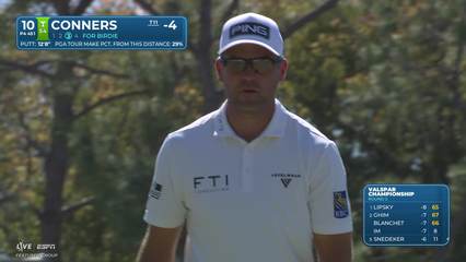 Corey Conners | Round 2 | 10th hole | Shot 3 | 2026 Valspar