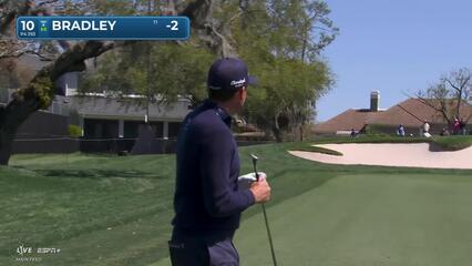 Keegan Bradley | Round 1 | 10th hole | Shot 2 | 2025 Arnold Palmer