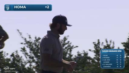 Max Homa | Round 2 | 3rd hole | Shot 3 | 2026 Farmers