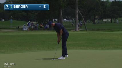 Daniel Berger | Round 1 | 7th hole | Shot 4 | 2025 Charles Schwab