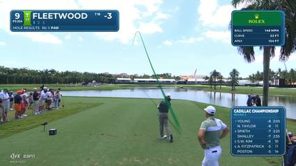 Tommy Fleetwood | Round 2 | 9th hole | Shot 1 | 2026 Cadillac