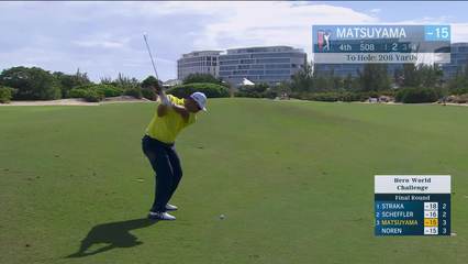 Hideki Matsuyama | Round 4 | 4th hole | Shot 2 | 2025 Hero World Challenge