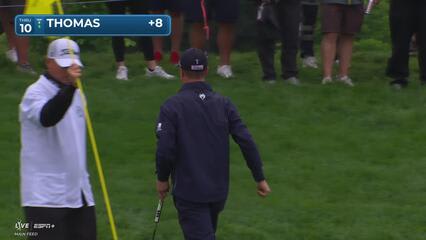 Justin Thomas | Round 2 | 10th hole | Shot 4 | 2025 the Memorial
