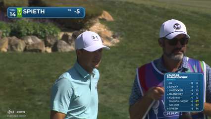 Jordan Spieth | Round 3 | 14th hole | Shot 5 | 2026 Valspar