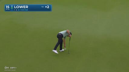 Justin Lower | Round 1 | 15th hole | Shot 3 | 2025 Houston Open