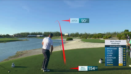 Sepp Straka | Round 2 | 18th hole | Shot 1 | 2025 Hero World Challenge