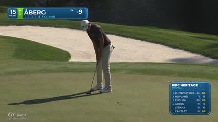 Ludvig Åberg | Round 2 | 15th hole | Shot 6 | 2026 RBC Heritage