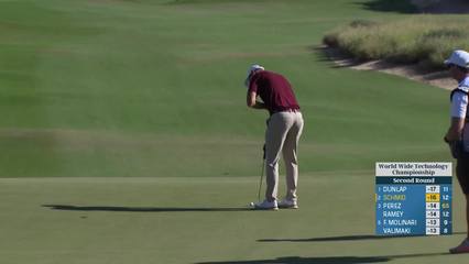 Matti Schmid | Round 2 | 4th hole | Shot 4 | 2025 World Wide Technology