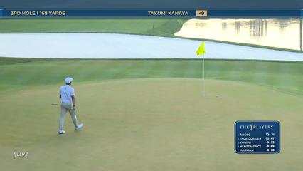 Takumi Kanaya | Round 4 | 3rd hole | Shot 3 | 2026 THE PLAYERS