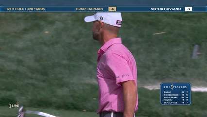 Brian Harman | Round 3 | 12th hole | Shot 4 | 2026 THE PLAYERS