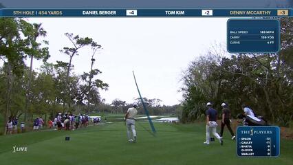 Denny McCarthy | Round 4 | 5th hole | Shot 1 | 2025 THE PLAYERS