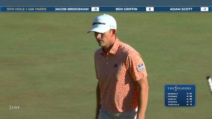 Jacob Bridgeman | Round 1 | 15th hole | Shot 4 | 2026 THE PLAYERS