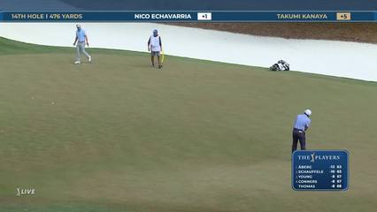 Takumi Kanaya | Round 3 | 14th hole | Shot 5 | 2026 THE PLAYERS