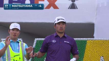 Hideki Matsuyama | Round 2 | 17th hole | Shot 1 | 2025 WM Phoenix Open