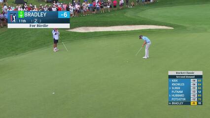 Keegan Bradley | Round 2 | 11th hole | Shot 3 | 2025 Rocket Classic