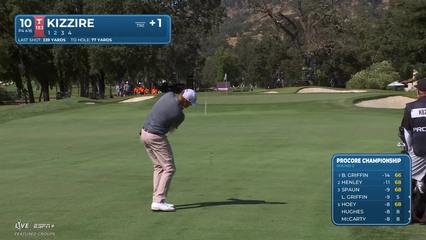 Patton Kizzire | Round 2 | 10th hole | Shot 2 | 2025 Procore