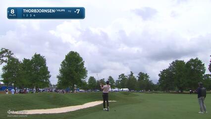 Michael Thorbjornsen | Round 1 | 8th hole | Shot 2 | 2025 Zurich Classic