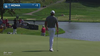 Max Homa | Round 2 | 15th hole | Shot 5 | 2025 Travelers