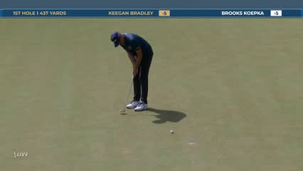 Keegan Bradley | Round 4 | 1st hole | Shot 4 | 2026 THE PLAYERS