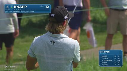 Jake Knapp | Round 2 | 5th hole | Shot 2 | 2025 3M Open