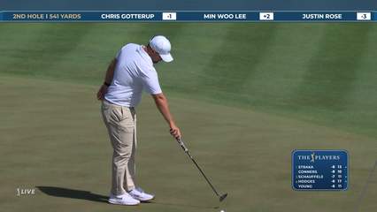 Christopher Gotterup | Round 2 | 2nd hole | Shot 4 | 2026 THE PLAYERS