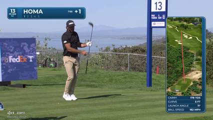 Max Homa | Round 1 | 13th hole | Shot 1 | 2026 Farmers