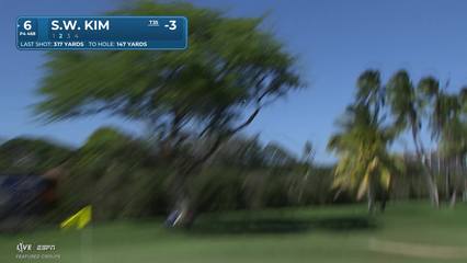 Si Woo Kim | Round 2 | 6th hole | Shot 2 | 2026 Sony Open