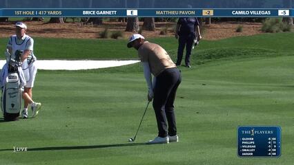 Matthieu Pavon | Round 1 | 1st hole | Shot 2 | 2025 THE PLAYERS