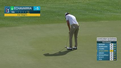 Nico Echavarria | Round 1 | 11th hole | Shot 5 | 2026 Arnold Palmer
